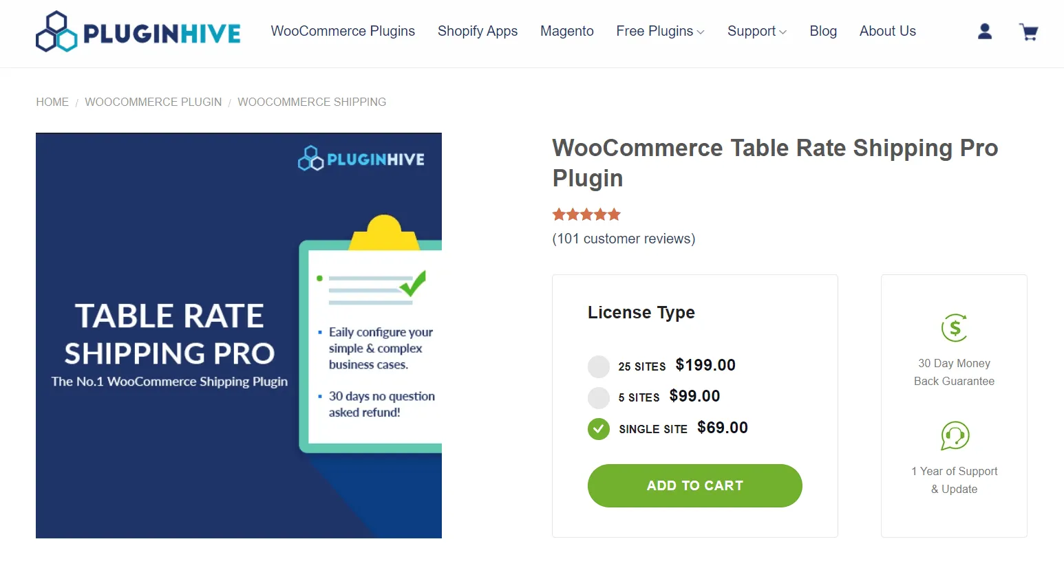 WooCommerce Table Rate Shipping Pro Plugin 